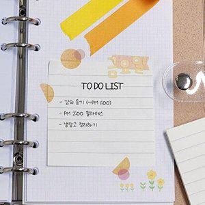 [셀러허브 패션][JHP9SP62_51CK]메모용지 가로 줄눈 메모지 80매