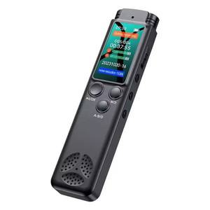 디지털 오디오 음성 녹음기 전문 딕터폰 음성 활성화 사운드 녹음 WAV MP3 플레이어 회의용 장시간 레코드