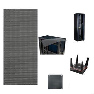 N1HD 1M 컴퓨터 메쉬 먼지 방진 커버 섀시 덮개 케이스 팬 냉각기 검은 필터 DIY 1.5mm Aper50cm PVC PC