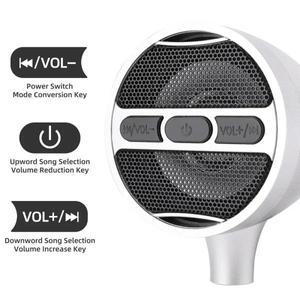 오디오 블루투스 스피커 바이크 오토바이 방수 12V MP3 FM 라디오 USB 음악 플레이어 스테레오 MT473 7/8 1