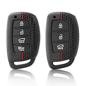 패션 실리콘 자동차 키 커버 케이스 Ix35 Ix45 I10 I30 I40 투싼 산타페 레나