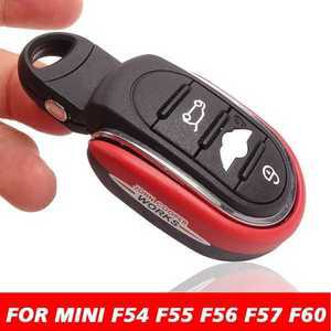 자동차 스타일링 미니 쿠퍼 S JCW F54 F55 F56 F57 F60 클럽맨 컨트리맨 합금 키 케이스 커버 체인 잭