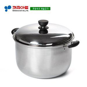 [한일스텐레스]키친아트 지벤(SIEBEN) 삼중바닥곰통냄비32CM