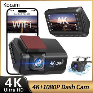 화물차 블랙 박스 4K WIFI 대시 2160P 1080P 자동차 DVR 전면 후면 듀얼 렌즈 자동 카메라 야간 투시경 24H 주차 모니터