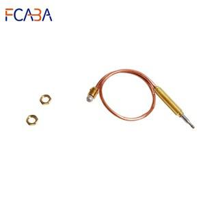 FCABA 1PC 가스 벽난로 스테이크 스토브 피팅 320mm 구리 튜브 유형 온도 센서 열전쌍 프로브 M8  스레드