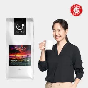 1kg 케냐AA 블렌드 원두커피 아라비카 100% 맛있는 로스팅 원두커피 홀빈