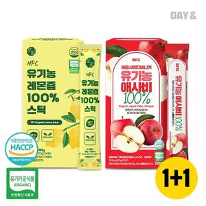 1+1[참앤들황토농원]데이앤 유기농 애사비 15포 1박스 [로팜]NFC착즙 유기농 레몬즙14포 1박스
