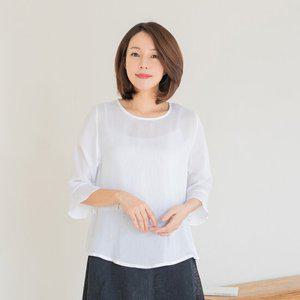 엄마옷 마담4060 우아인견블라우스 마담옷 -ZKC2503003-
