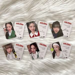 아이브 파파존스 1차 포카 굿즈 12장 장원영 안유진
