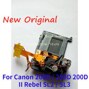 블레이드 커튼이 있는 셔터 유닛 200D / 250D II Rebel SL2 SL3 카메라 수리 부품