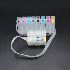Epson 스타일러스 포토 R2400 아크 칩 프린터 용 8 색 카트리지 t0591-t0599 CISS 시스템