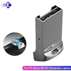 알루미늄 미니 USB 메모리 카드 리더 어댑터 마이크로 SD PC 컴퓨터 노트북 1 개