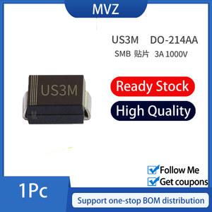 50PCS SMD 초고속 복구 정류기 다이오드 DO 2 4AA US3MBF US2J US3M US2D US3D US2G US2M 2A 50V 00V 200V 400V 600V 80
