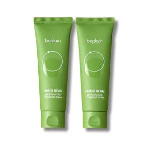 비플레인 녹두 약산성 클렌징폼 160ml 2개