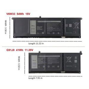호환 Inspiron 3511 위도 Vostro G91J0 3515 Dell 5310 15 3320 배터리, 3520 13 V6W33, 5330, 3510 5620, 3420 5320