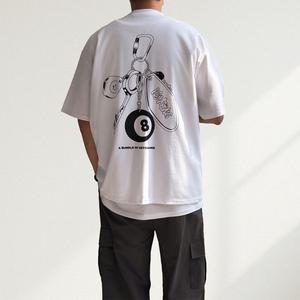 [1+1] 열쇠 냉감 아이스 쿨링 프린팅 반팔티 3컬러 데일리룩 커플 휴양지 바캉스