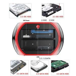 호환 듀얼 원터치 10 USB3 IN 1 하드 5인치 베이 드라이브 스테이션 0 HDD 도킹 SATA 리더기 IDE 백업 카드 3 허브 2 외장형