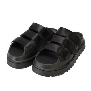 어그 UGG 여성 W 골든글로우 플랫폼 스트랩 슬라이드 1167430_BLCK