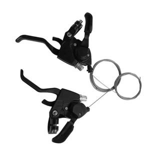 Shimano ST-EF51 기어 시프터 세트 3x7 3X8 V-브레이크 레버 속도 산악 자전거 핸들 바용 MTB