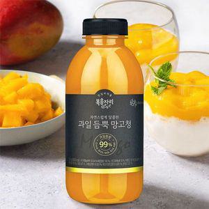 [NS홈쇼핑][유통기한 임박 25.09.28] [복음자리] 과일듬뿍 망고청 620g (과일함량99%)..[35288167]