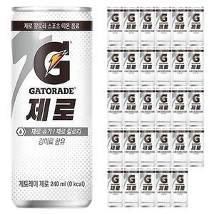 롯데 게토레이 제로 240ml x 30캔