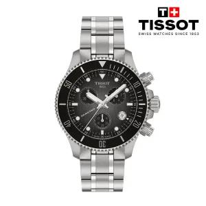 [롯데백화점]티쏘 [New] 씨스타 1000 쿼츠 크로노그래프 38mm T120.217.11.061.00