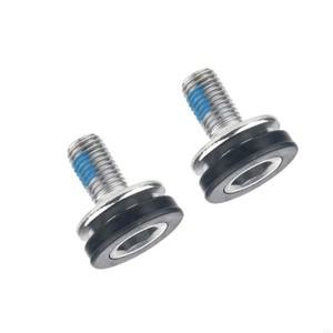 2pcs 캡리스 바닥 브래킷 나사로드 자전거 크랭크 암 고정 볼트 교체 세트 지속