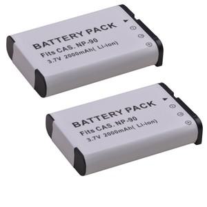카시오 엑실림 EX-H10 카메라용 2000mAh NP-90 배터리