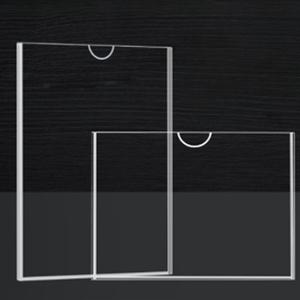 벽걸이메뉴판 A4게시판 부착용 A4 벽메뉴판 꽂이판 이중 투명 아크릴 알림판 게시판 월프레임 양면
