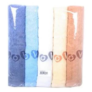 iRho 세수 수건 5p 욕실타올 목욕타올