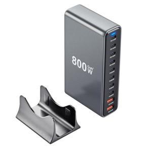 iPhone 1615 삼성 맥북용 800W GaN 충전기 10포트 USB C PD3.1 고속 스테이션