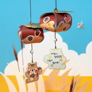 가을만들기 입체종이모빌 가을만들기재료 숲체험 모빌풍경 유치원 어린이집 종이공예 diy