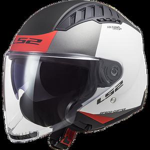 OF600 COPTER URBANE MATT WHITE RED 오픈페이스헬멧
