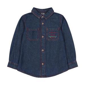 [BONTON][봉통] 남아 포켓 데님 셔츠 (BTF11XS32N_NV)