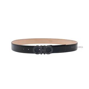 [롯데백화점]페라가모 더블 간치니 벨트 67 9110 NERO 0587067