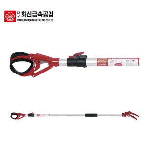 화신 S-720 열매따기 가위 2.2m 2단 사과 배 대봉감 열매 집게 수확 정원 과수원