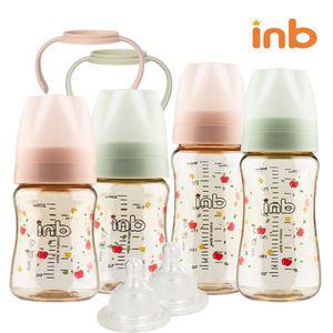 아이앤비 PPSU 젖병 200ML , 300ML / 애플핑크 애플세이지 젖꼭지 손잡이 빨대컵