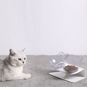강아지 고양이 높은 식기 식탁 2구 밥그릇 물그릇 (WF74410)