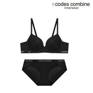 [코데즈컴바인이너웨어](강남점)노와이어 블랙 브라세트(CEWBR162BK+CEWBP162BK)