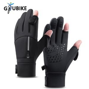 GTUBIKE 남녀공용 겨울 장갑 추운 날씨 따뜻한 방풍 장갑 운전 사이클링용 터치 스크린 열 장갑