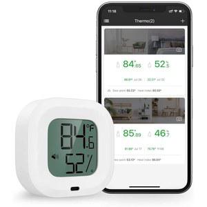 iPhone /Android용 무선 온도계 습도계, 알람 및 데이터 저장 기능이 있는 스마트 블루투스 습도 온도 센서, 온실 기타 카메라 저장용 가습기 인큐베이터 모니터