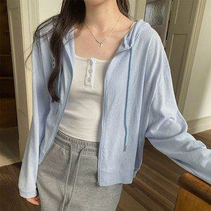봄 여름 데일리 후드 얇은 집업 (WFGRY9O)