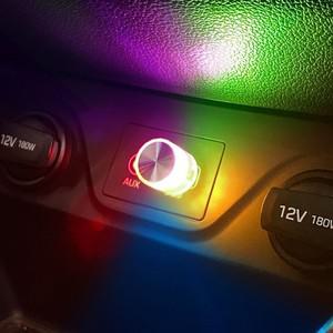 자동차 차량용 LED 미니 USB 무드등 풋등 컬러플래시 LED바 자동차실내등 무드등 자동차무드등
