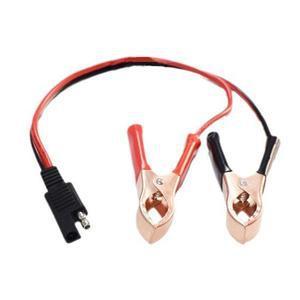 1조각 14AWG 커넥터 코드 M20 36CM 2Pin SAE 빠른 연결 해제 플러그-배터리 악어 클립 케이블 클램프