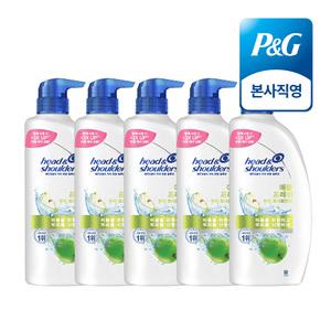 헤드앤숄더 애플프레쉬 약산성 두피 트리트먼트 850ml 5개