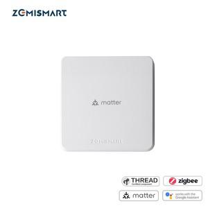 투야 스마트봇Zemismart Matter Hub Zigbee 스레드 게이트웨이 스마트 홈 브리지 Gateway 지원 Tuya App Ho