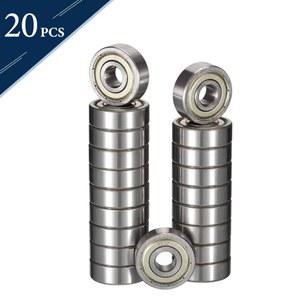 스케이트보드 스쿠터용 3D 프린터 BEARINGS 0 40PCS 볼 베어링 딥 그루브 미니어처 베어링 608ZZ 623ZZ 626ZZ 687ZZ 607ZZ