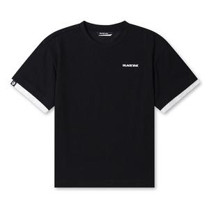 블랙야크 키즈 반팔 티셔츠 반팔티 그라운드 냉감 블랙