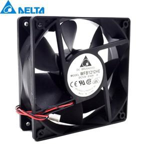 새로운 WFB1212HE 12V 0.6A 더블 볼 베어링 냉각 팬 와이어 델타