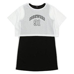[셀러허브 1]에꼴리에 세이브존03 쿨 나시 레이어드 세트 원피스  24B1857-BK